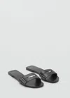 Mango Sandals Black
