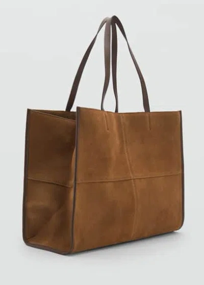Mango Sac G- Tabac - Femme - Taille Unique -