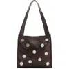 Mango Leather Shoulder Bag In Brown