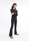 Mango Legging Flare Coton Noir - Enfants - 13-14 Ans -  Kids In Black