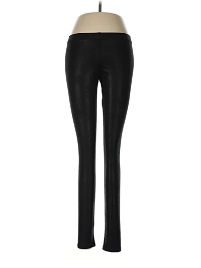 Pre-owned Mango Leggings In Black
