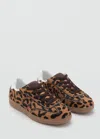 Mango Baskets En Cuir Léopard Noir - Enfants - 39 -  Kids In Animal Print