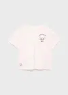 Mango Lilo And Stitch T-shirt Pink In Pink