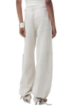 Mango Linen & Cotton Cargo Pants