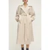Mango Linen Belted Trench Coat