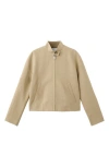 Mango Linen Blend Jacket In Metallic