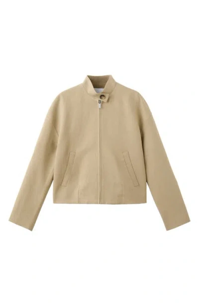 MANGO MANGO LINEN BLEND JACKET