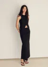 Mango Linen Blend Suit Vest Black