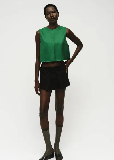 Mango Top Vert - Femme - Xxl -  In Green