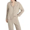 Mango Linen Button-up Shirt In Sand