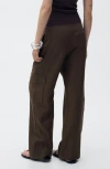 Mango Linen Cargo Pants