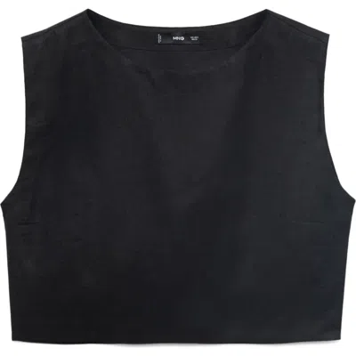 MANGO MANGO LINEN CROP TOP