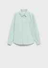 Mango Shirt Green In Green
