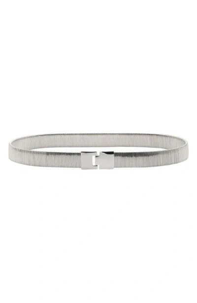 Mango Link Belt In Silver