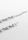 Mango Link Chain Necklace Silver