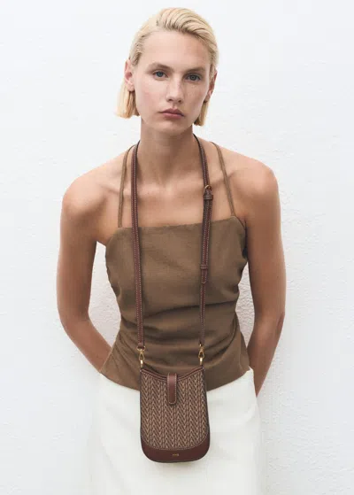 Mango Étui P- Chocolat - Femme - Taille Unique -  In Brown