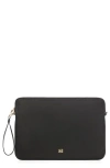 Mango Logo Wristlet Laptop Case In Black