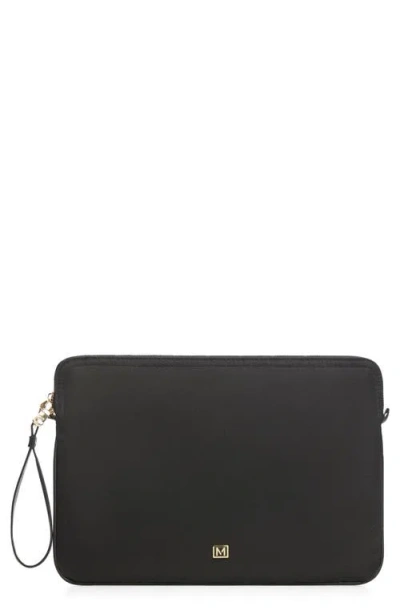 Mango Logo Wristlet Laptop Case In Black