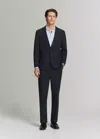 Mango London Regular-fit Suit Blazer In Navy