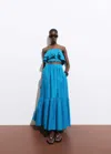 Mango Long Flared Skirt