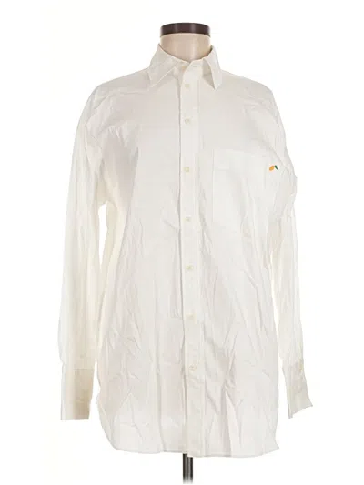 Mango Long Sleeve Button Down Shirt In Neutral