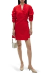 Mango Robe Cache-caur Coton Rouge - Femme - Xl -  In Red