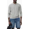 Mango Men's Micro-structured Cotton Polo Shirt In Gray