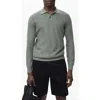 Mango Men's Micro-structured Cotton Polo Shirt In Green
