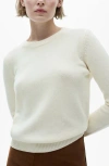 Mango Long Sleeve Sweater In Ecru