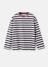 Mango Long-sleeved Striped T-shirt Cherry In Multi
