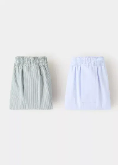 Mango Mixed Boxer 2 Pack In Blue