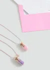 Mango 2 Pack Of Necklaces Pink In Multi