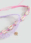 Mango Pack Of 2 Chokers Light/pastel Purple