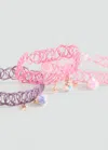 Mango Lot 3 Ras-de-cou Rose - Enfants - Taille Unique -  Kids In Multi