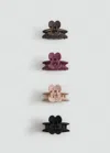 Mango Lot 4 Barrettes Cheveux Grenat - Enfants - Taille Unique -  Kids In Multi