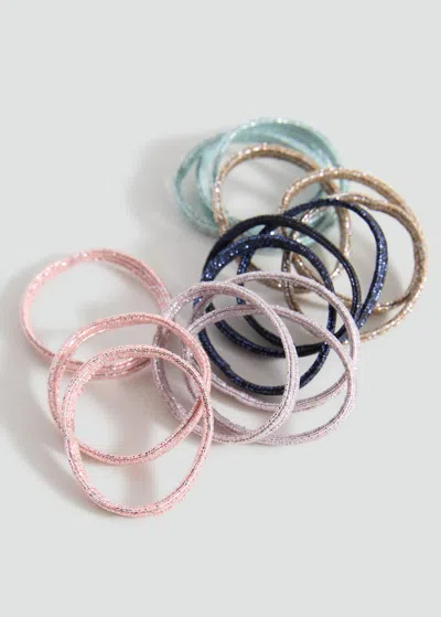 Mango Lot Chouchous Multicolores Rose - Enfants - Taille Unique -  Kids