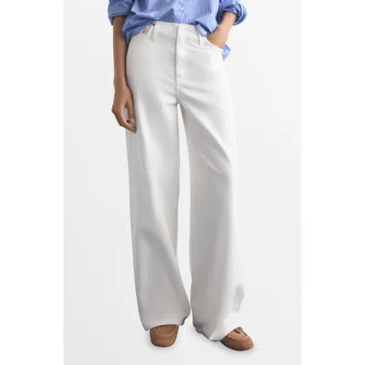 MANGO MANGO LOW RISE WIDE LEG JEANS