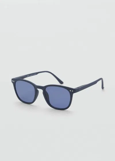 Mango Kids' Square Sunglasses Dark Navy