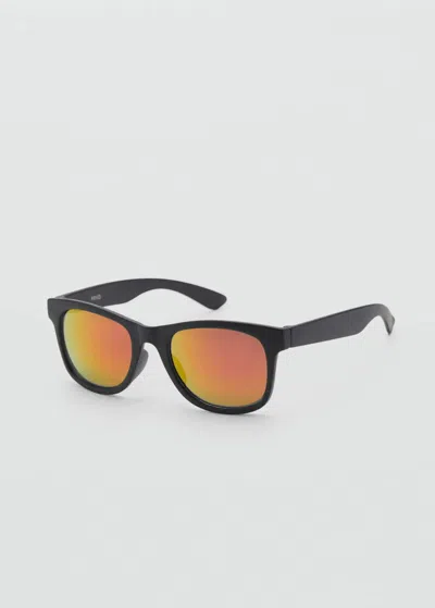 Mango Kids' Square Sunglasses Black