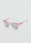 Mango Square Sunglasses Aqua Green