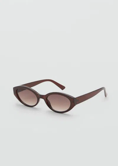Mango Cat-eye Sunglasses Brown