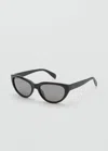 Mango Cat-eye Sunglasses Black