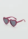 Mango Heart-shape Sunglasses Strawberry