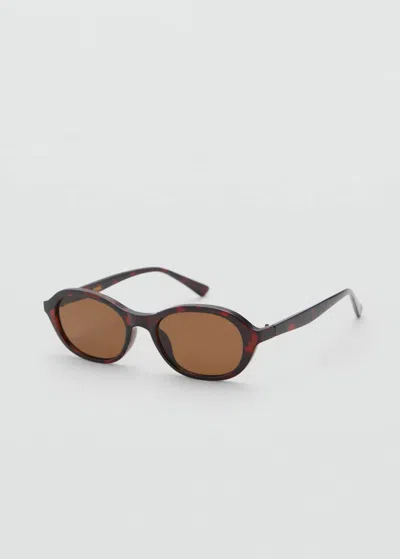 Mango Tortoiseshell Frame Sunglasses Chocolate