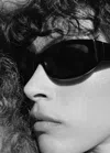 Mango Resin Frame Sunglasses In Black