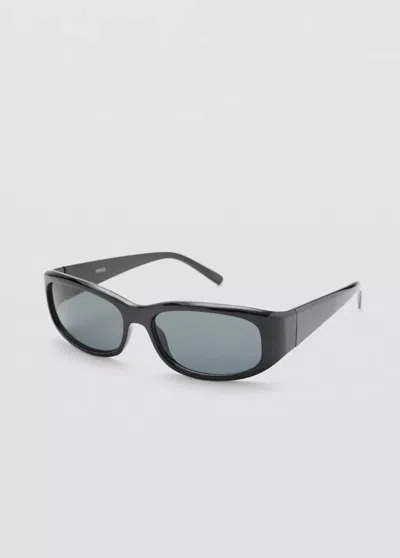 Mango Lunettes De Soleil Monture Plastique In Black