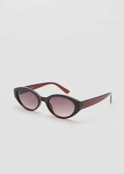 Mango Lunettes De Soleil Monture Plastique In Brown