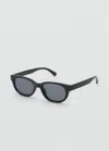 Mango Resin Frame Sunglasses Black