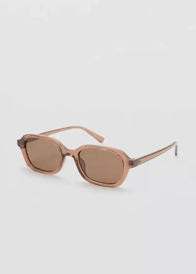 Mango Lunettes De Soleil Monture Semi-transparente
