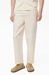 Mango Men's Linen-blend Elastic Waist Pants